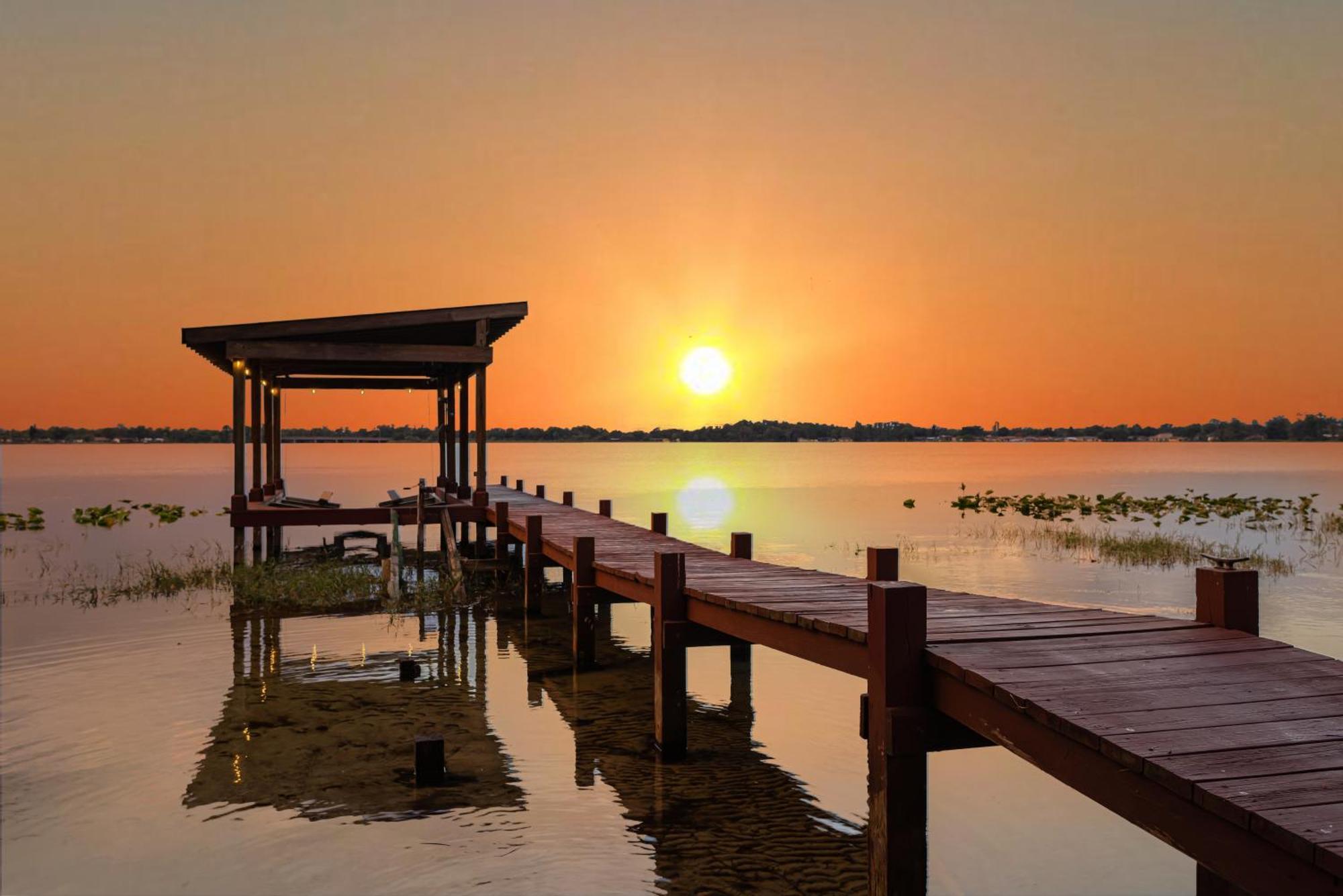Spacious Lakefront House With Pool, Hottub, & Boating Orlando Ngoại thất bức ảnh